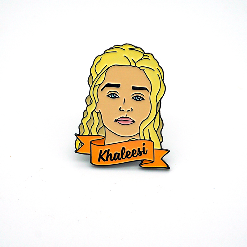 Khaleesi Pin Badges-Dragon mother soft enamel pin