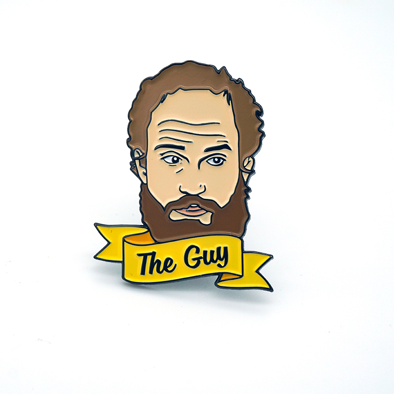 The Guy soft enamel pin