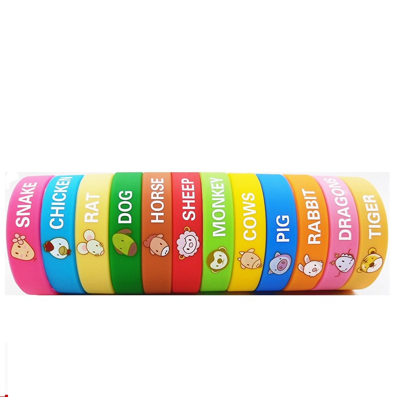 Printed Silicone Wristbands/Bracelets