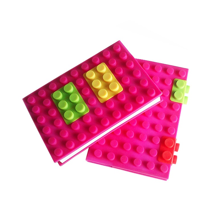 Colorful Lego Silicone Notebook cover