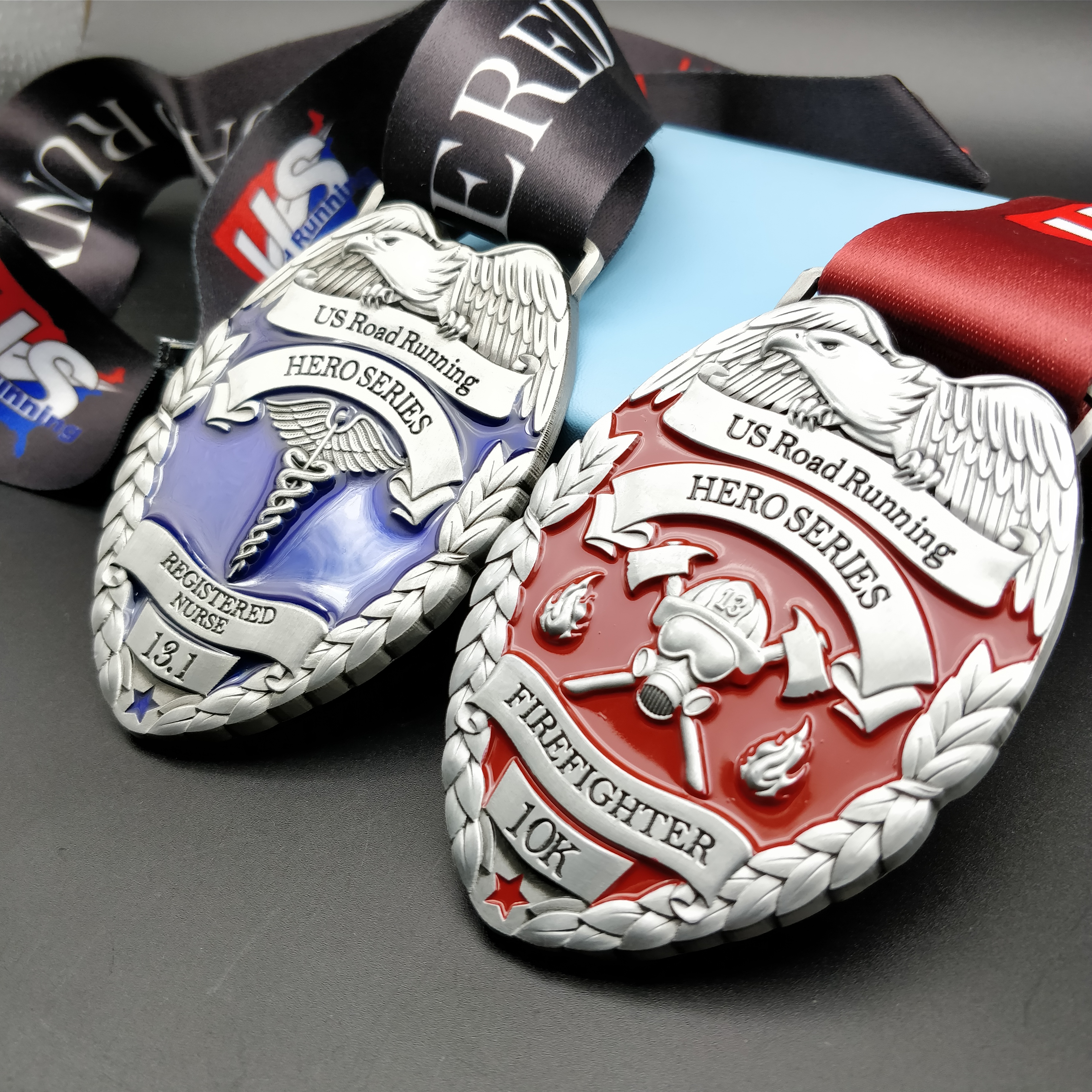 Zinc alloy Medals Soft enamel in Fill 3D in details