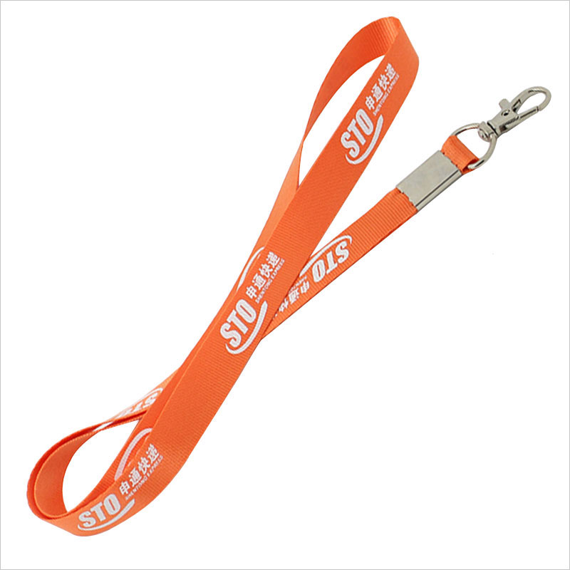 Nylon Lanyards-Orange lanyards