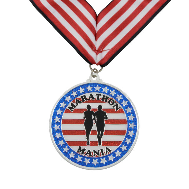  Marathon Medals With glitter coloring