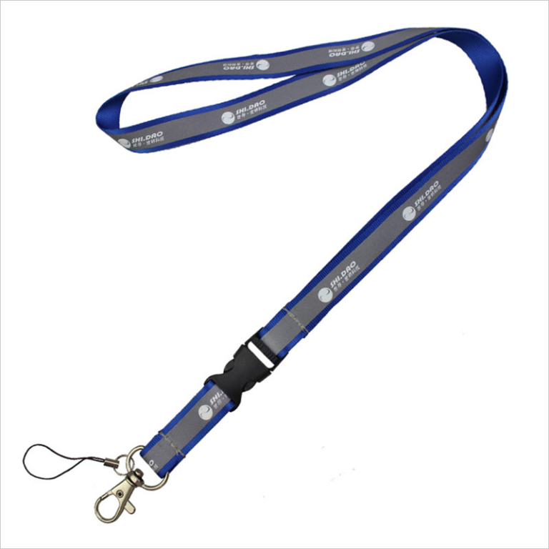 Reflective neck lanyard