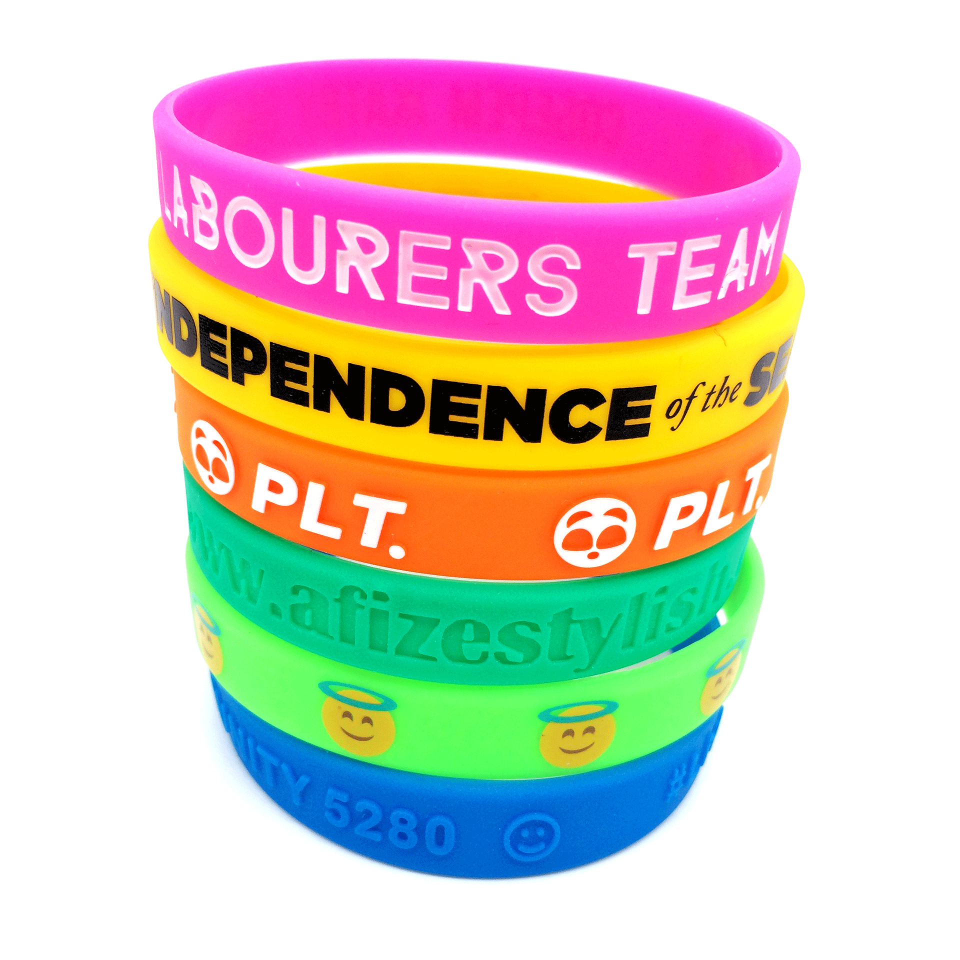 Personalized Silicone Wristbands/ Bracelets
