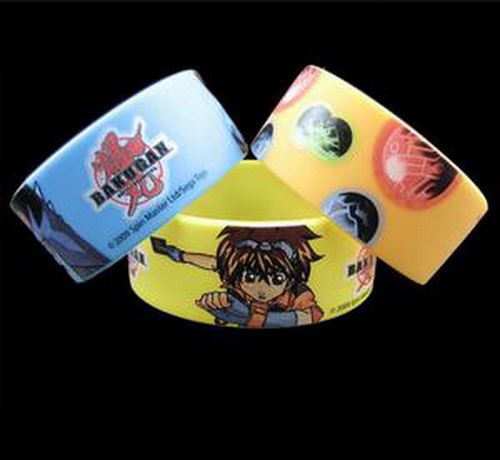 CMYK Offset printing silicone bracelets