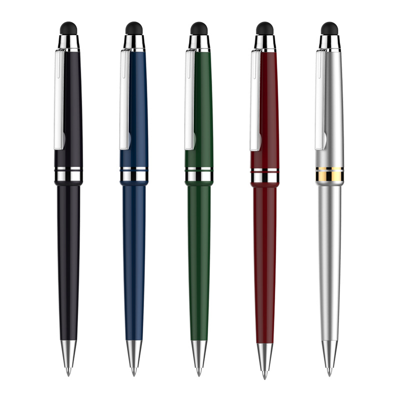 Business Office Rress Plastic Ballpoint Pen 