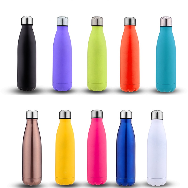 Cola shape Double Wall Vacuum Water bottle